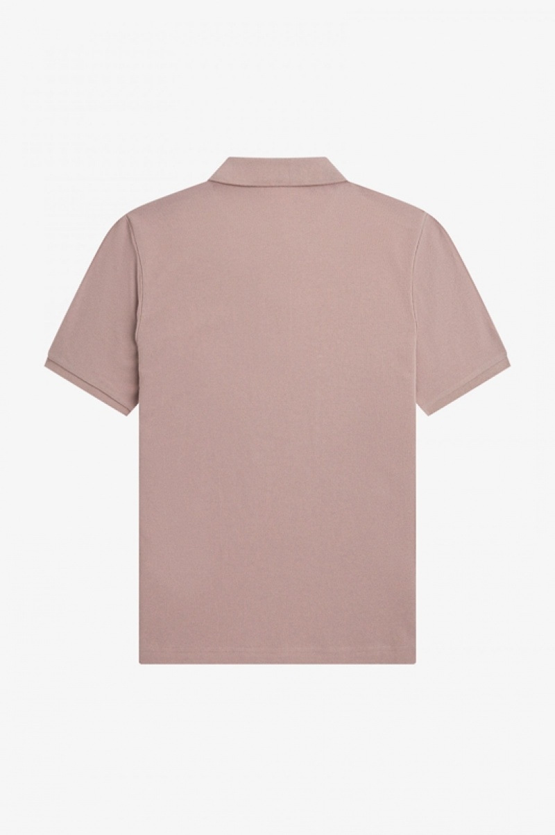 Fred Perry The Fred Perry Women's Shirts Dark Pink | OPH-145892