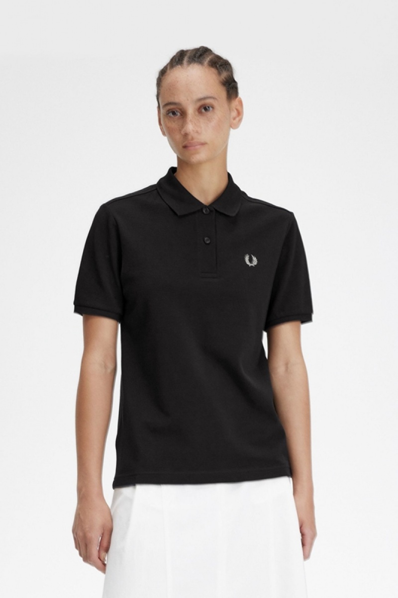 Fred Perry The Fred Perry Women's Shirts Black | IQL-754690