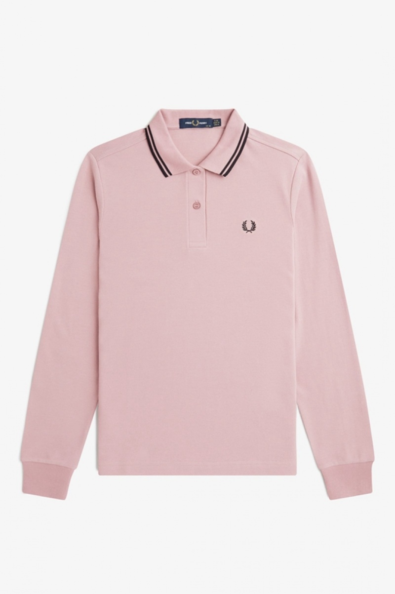 Fred Perry The Fred Perry Women's Shirts Rose | MUF-865130