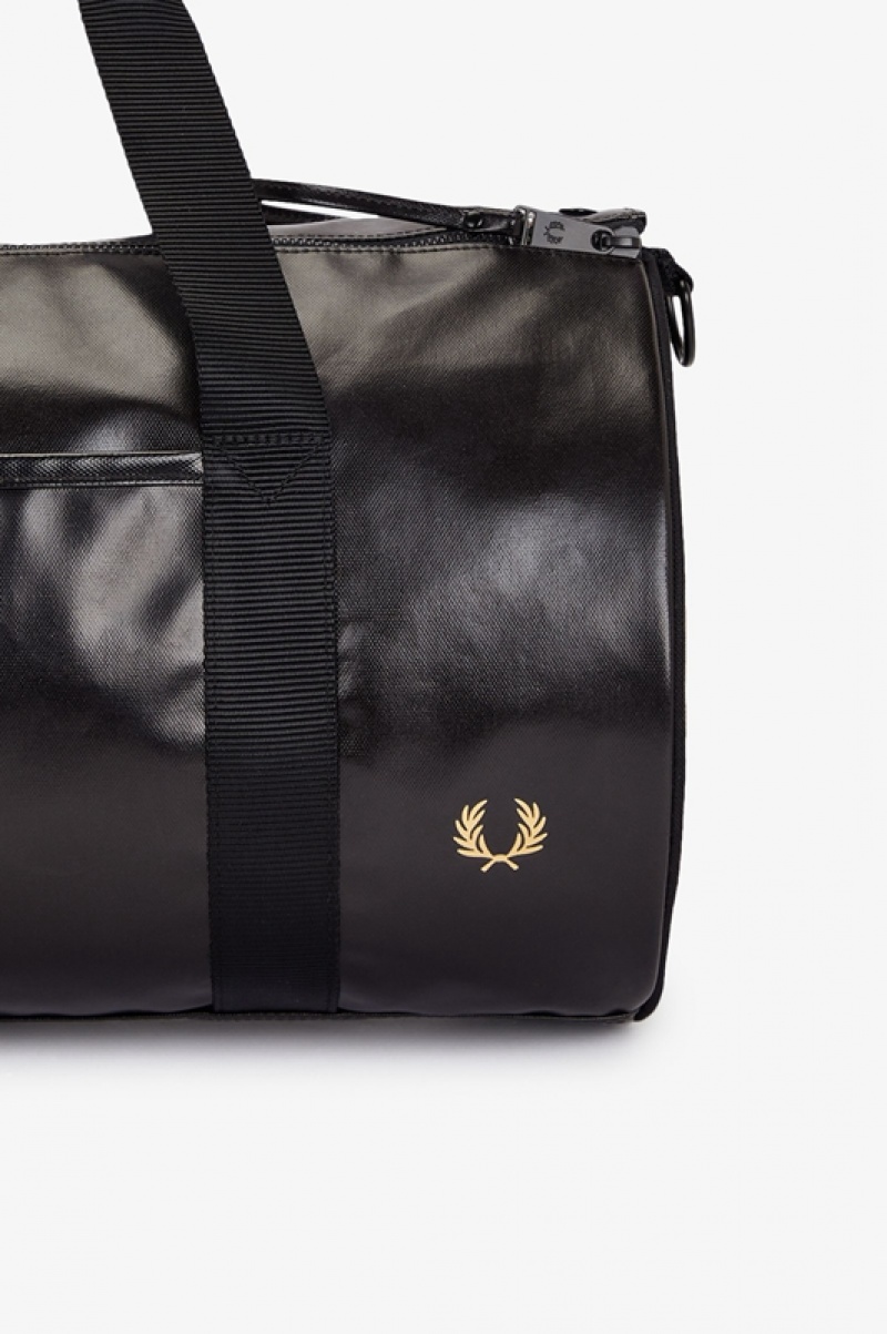 Fred Perry Tonal Men's Luggage Bags Black | YWO-926781