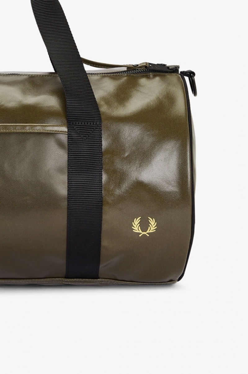 Fred Perry Tonal Men's Luggage Bags Green | MNV-130867