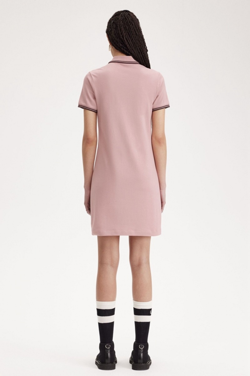 Fred Perry Twin Tipped Fred Perry Women's Dress Rose Pink | FUK-943108