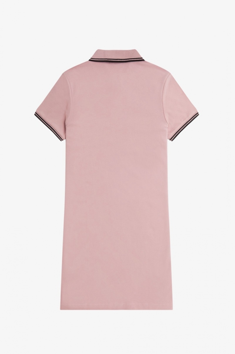 Fred Perry Twin Tipped Fred Perry Women's Dress Rose Pink | FUK-943108